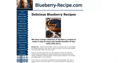 Desktop Screenshot of blueberry-recipe.com