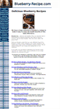 Mobile Screenshot of blueberry-recipe.com