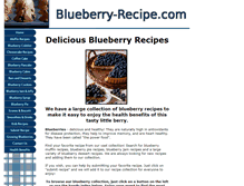 Tablet Screenshot of blueberry-recipe.com